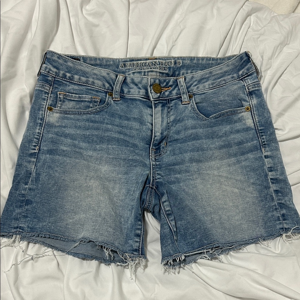 American Eagle Outfitters Light Blue Jean Shorts